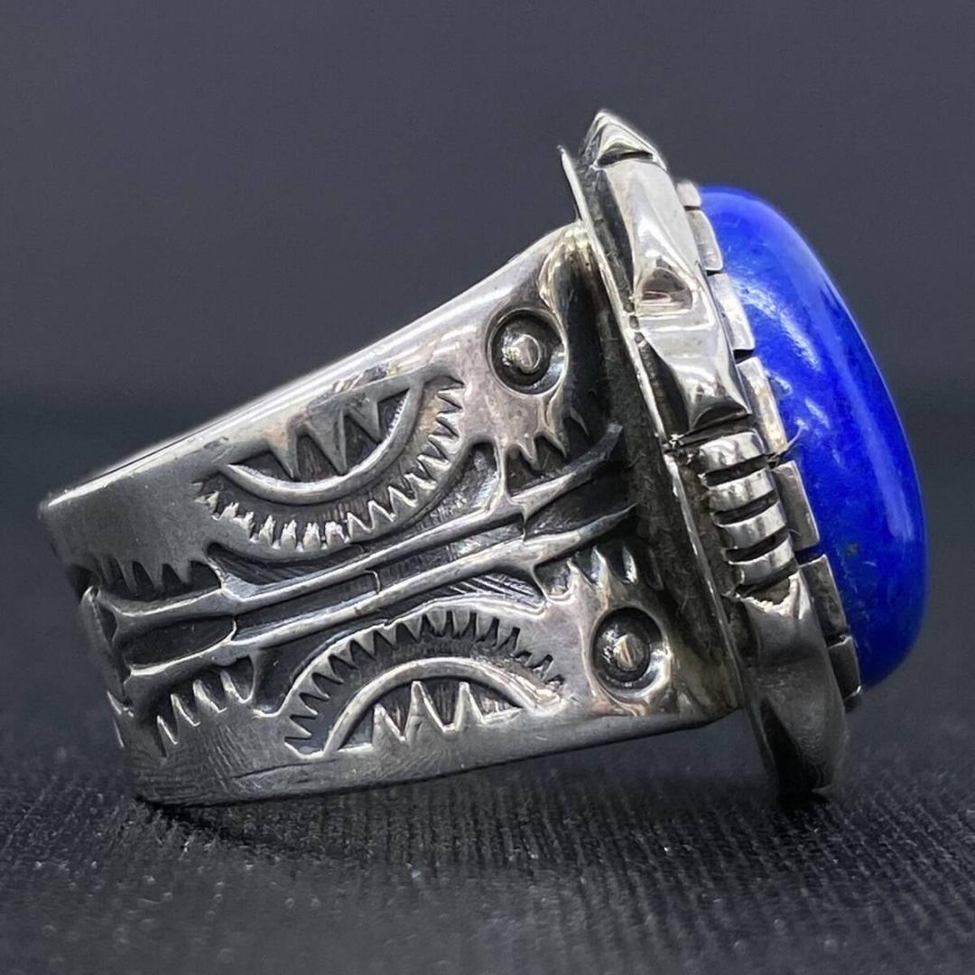 美品 NAVAJO CooperWillie シルバーラピスラズリリング 12号 - メルカリ