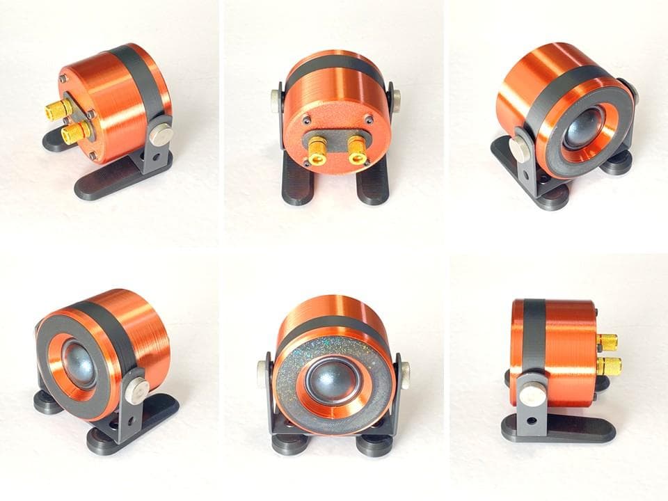 アドオン■高能率97dBホーンツイーター2個セット■ブラック/ブロンズGHB02