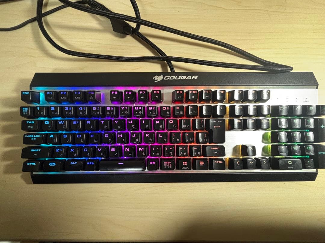 COUGAR HAGANE ゲーミングキーボード 本体 青軸 mhagane1.jpg