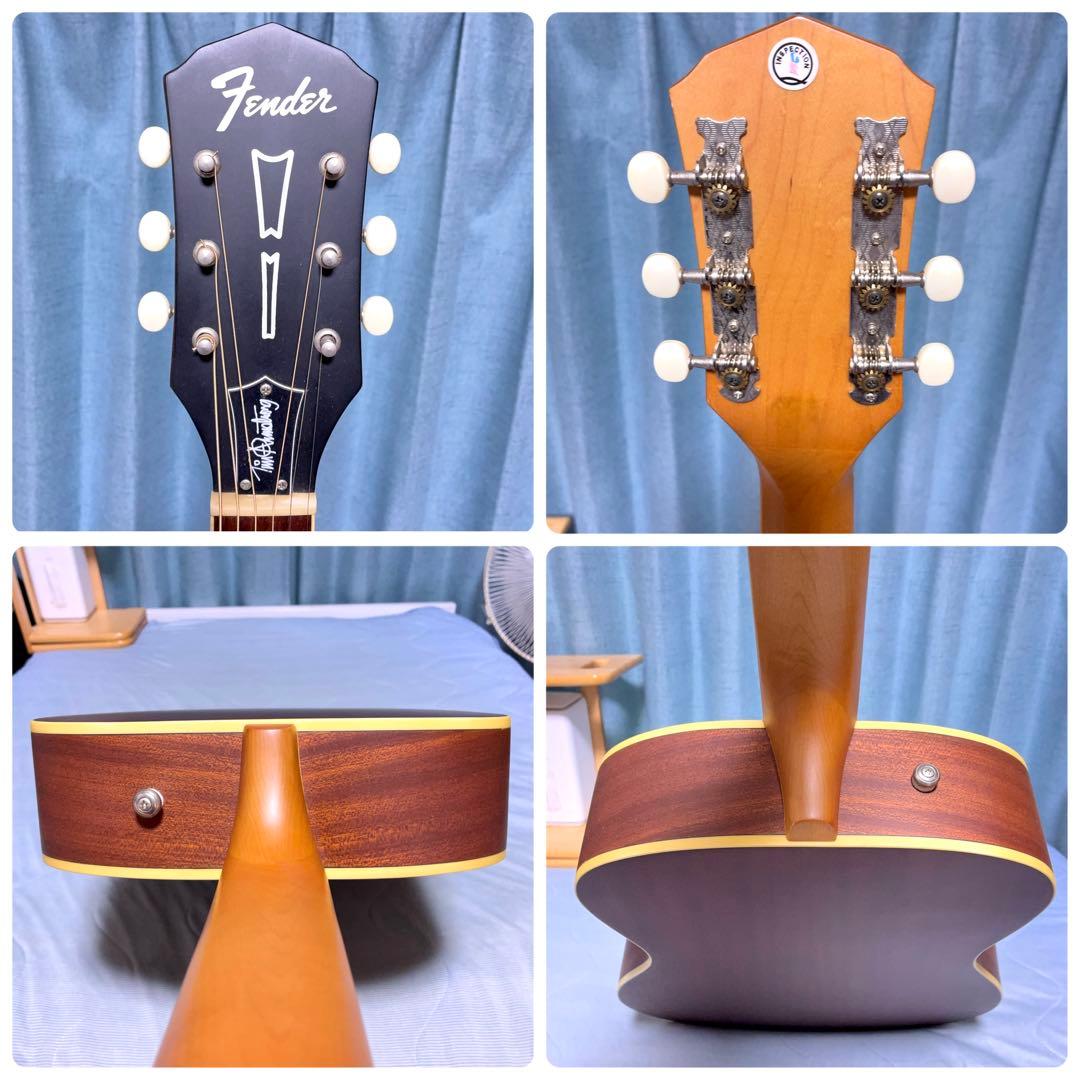 牛骨☆エレアコ】フェンダー！少し小ぶり！オールマホ【弾き易く調整