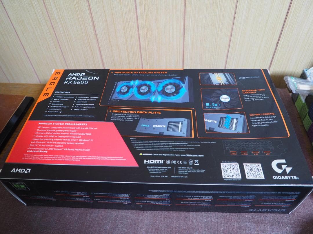 メ*カ様 【グラボ】GIGABYTE　RADEON　RX6600無印　GPU