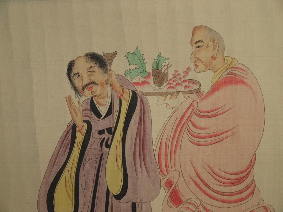 民間仕入れ品 中国唐時代の絵 激安骨董品 肉筆保証 BD411A3-3