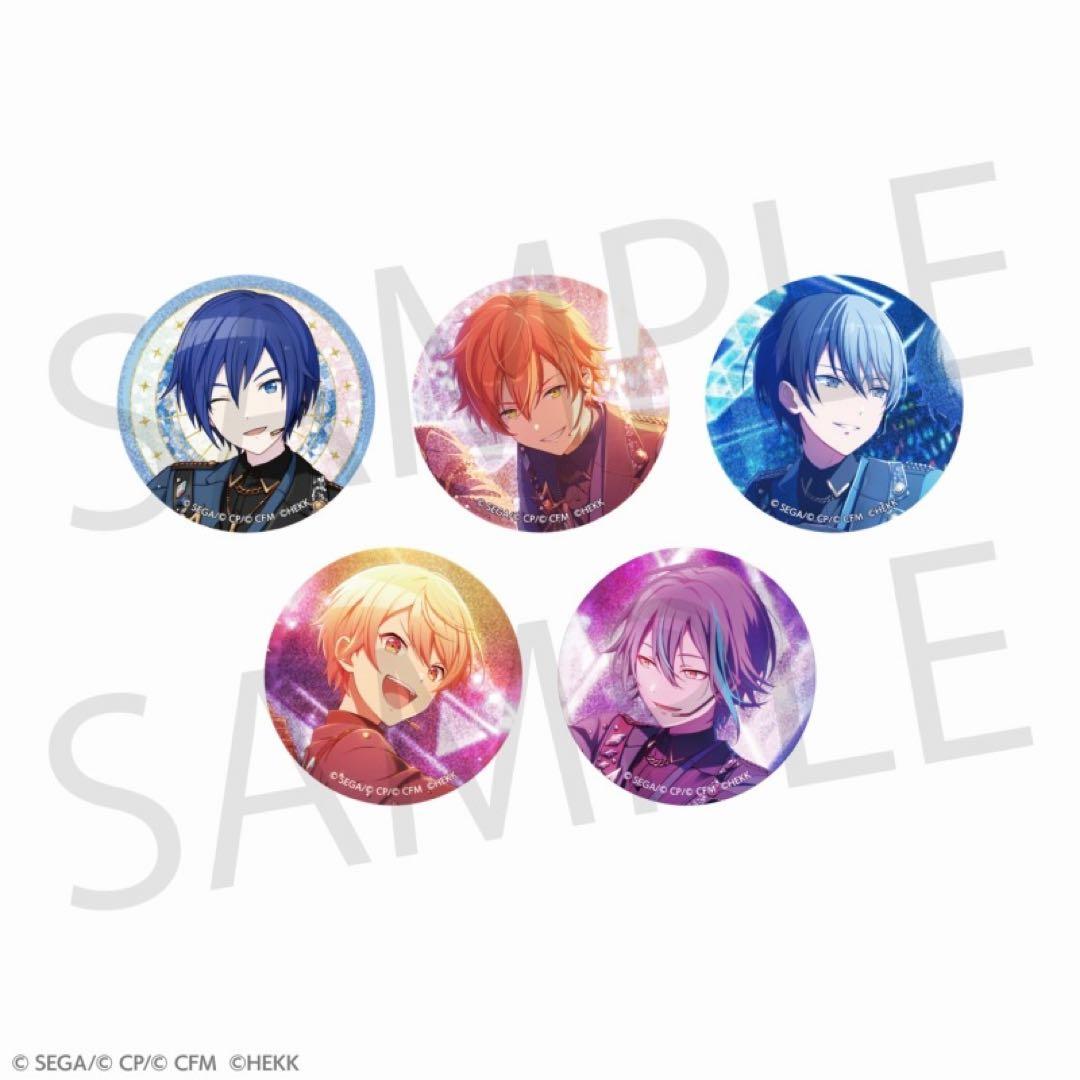 プロセカ あんスタ コラボ グリッター缶バッジ - メルカリ