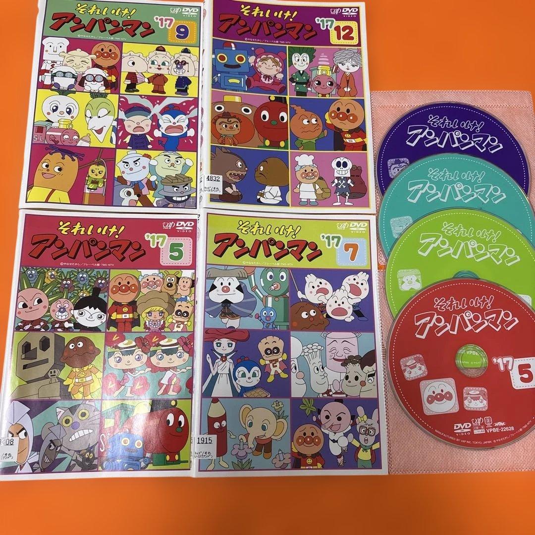 それいけ！アンパンマン '17 DVD 4枚セット 2017年シリーズ 戸田恵子
