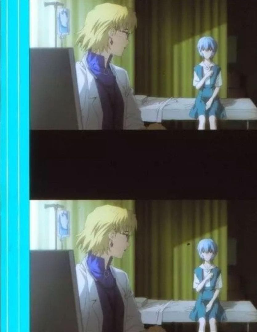 エヴァンゲリオン 35mmフィルム 連続5コマ 綾波レイ 赤木リツコ 林原