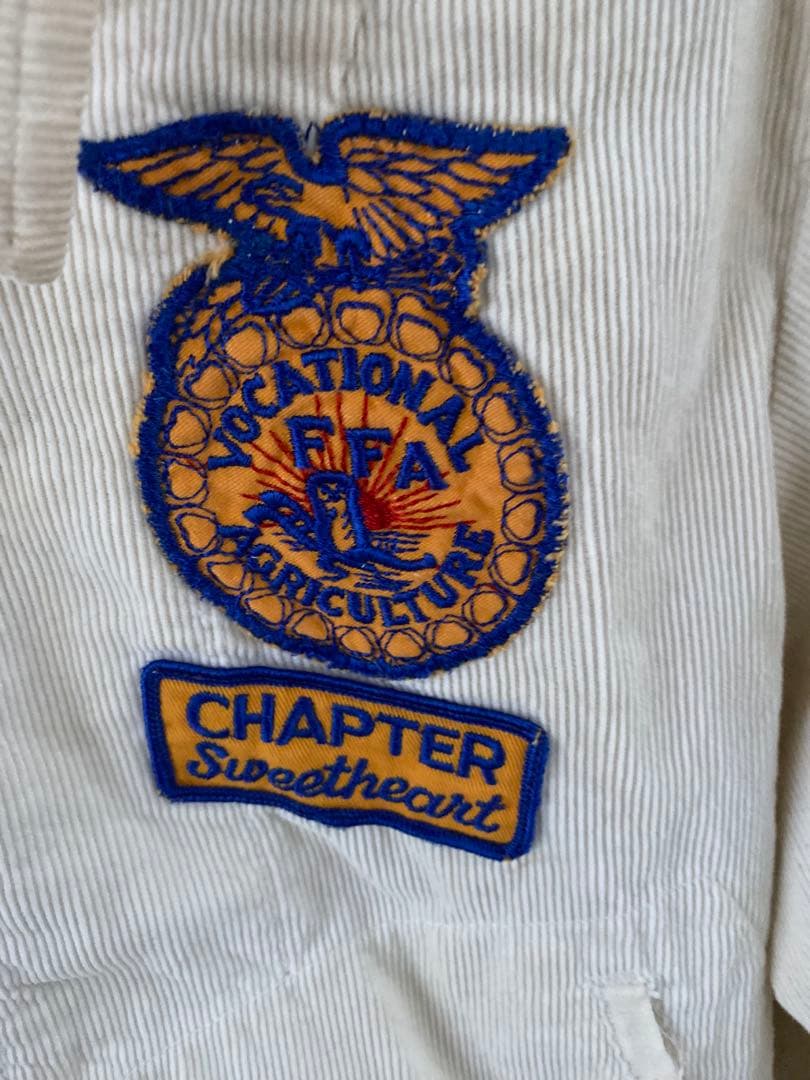 60's FFAジャケット CHAPTER Sweetheart ホワイト - メルカリ