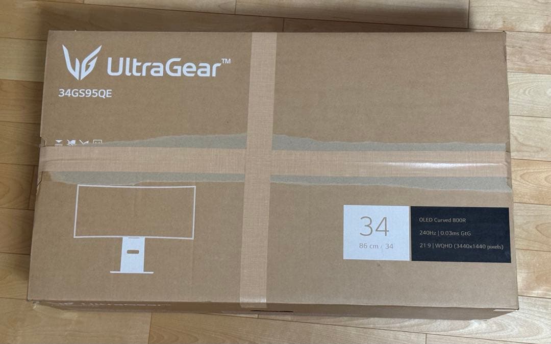 K　LG UltraGear 34GS95QE-B 有機EL 34インチ