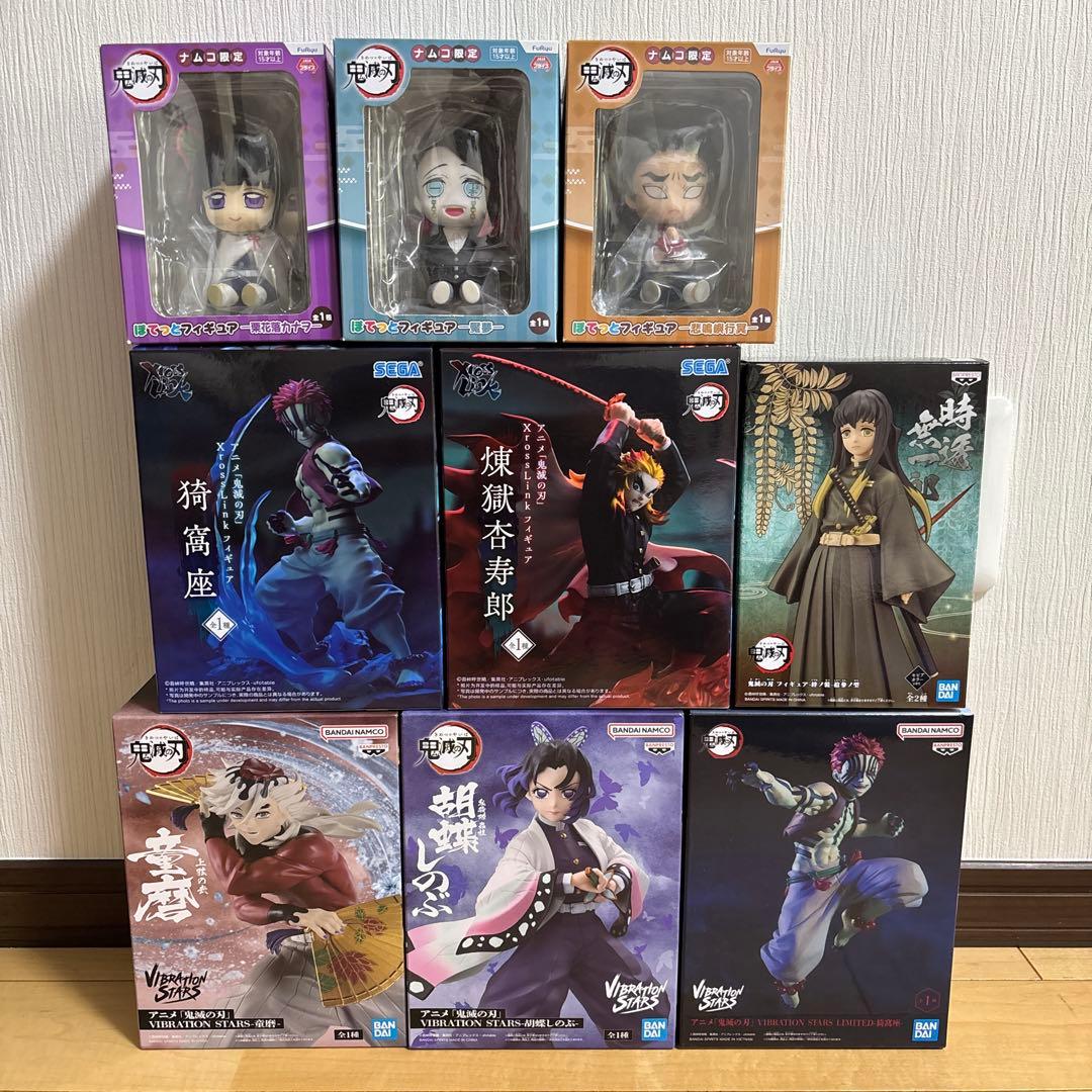 アニメ　鬼滅の刃　プライズ　フィギュア　まとめ売り　12点セット 臨戦態勢に入ったような緊張感！『鬼滅の刃』竈門炭治郎と竈門禰豆子の