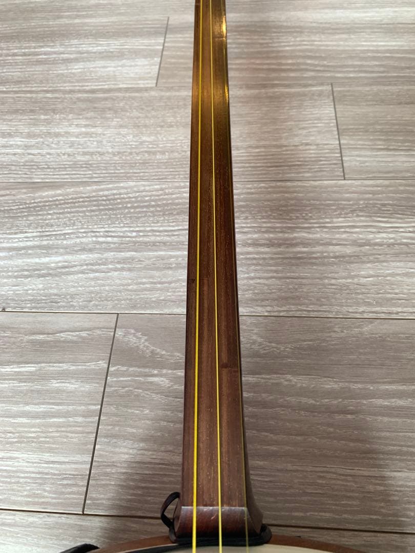 津軽三味線本体皮破れなし天神欠けかんべりなし紅木東さわりありバチハードケース付き