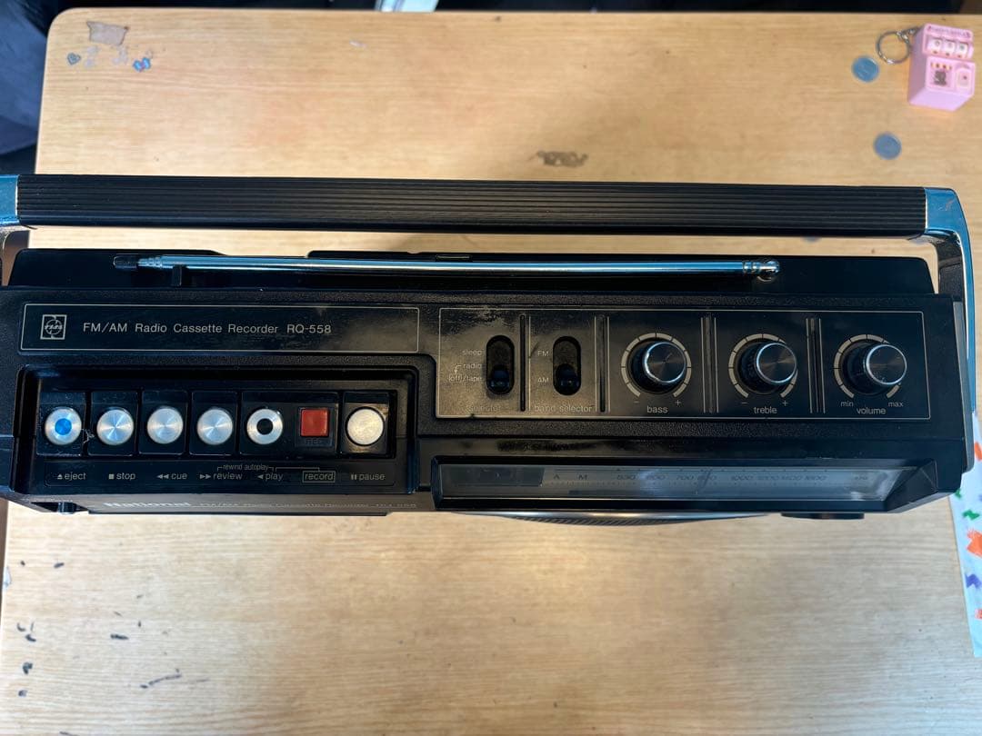 ナショナル　RQ-558　Power MAC 　昭和ラジカセ　モノラル