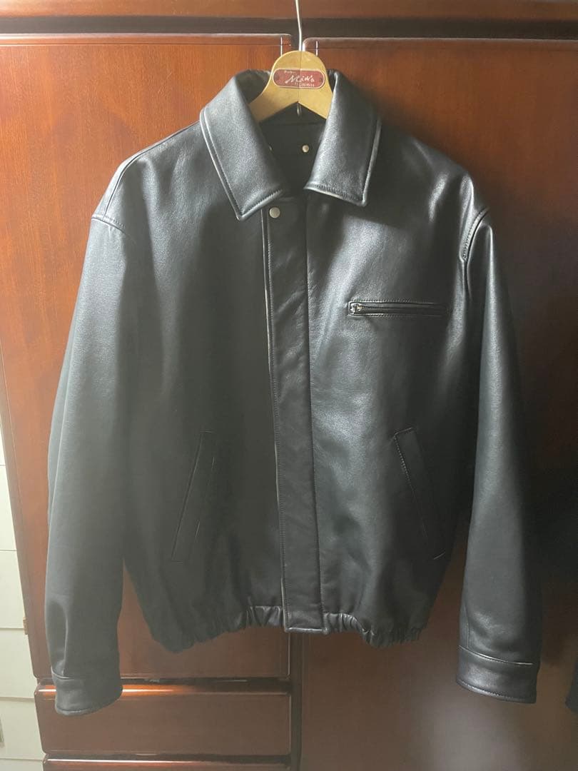 26ss stein COW LEATHERVINTAGE ZIP JACKET - メルカリ