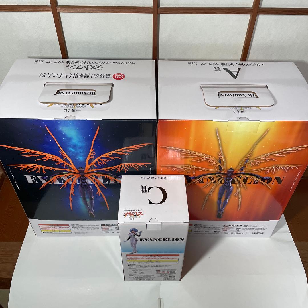 一番くじ エヴァンゲリオン ラストワン賞 A賞 C賞 初号機 綾波レイ