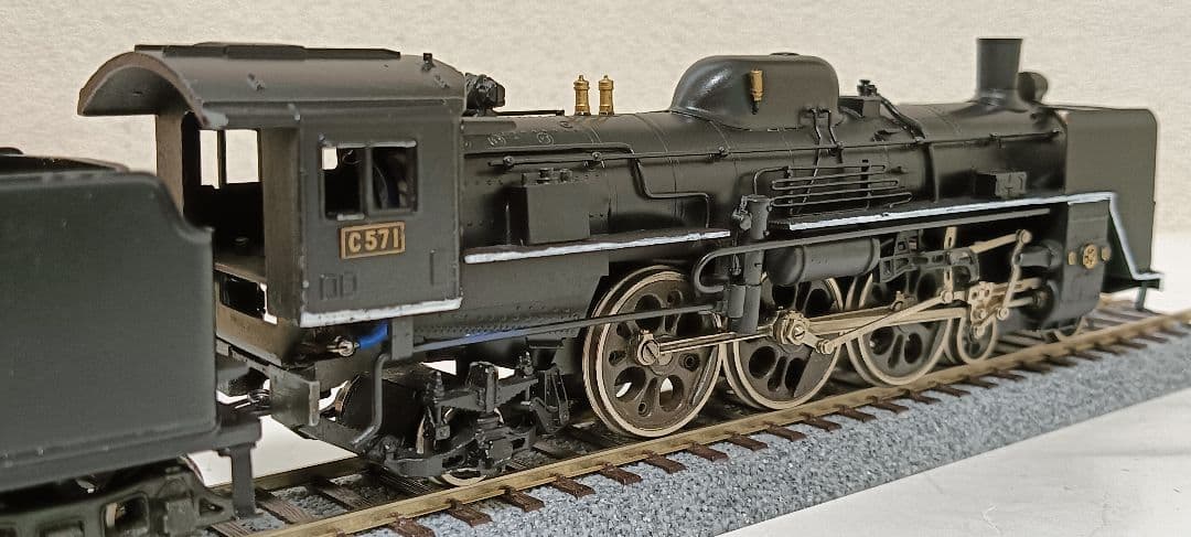 HO、 アダチ C57蒸気機関車、モーター交換、メンテナンス済 - メルカリ