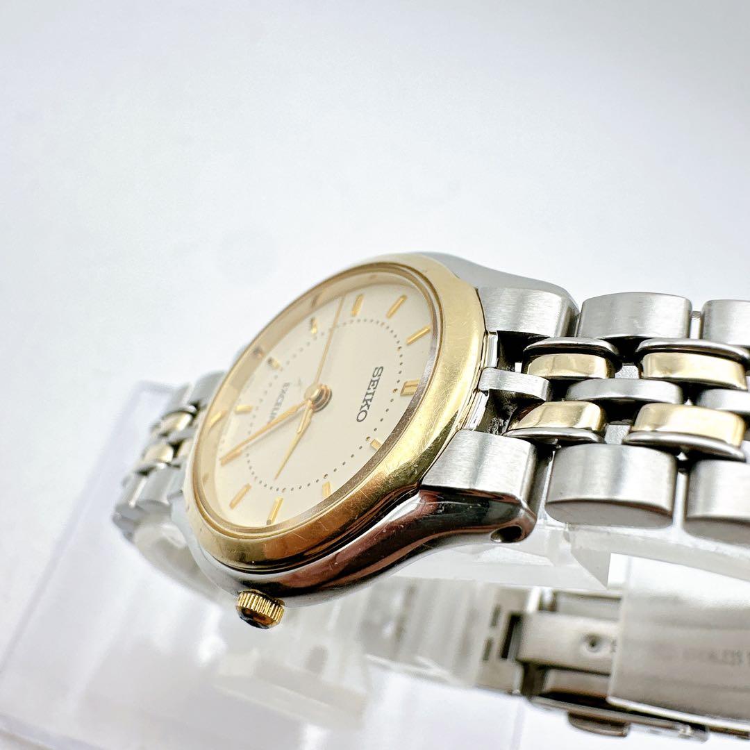 美品 稼動 SEIKO セイコー エクセリーヌ レディース腕時計 コンビ