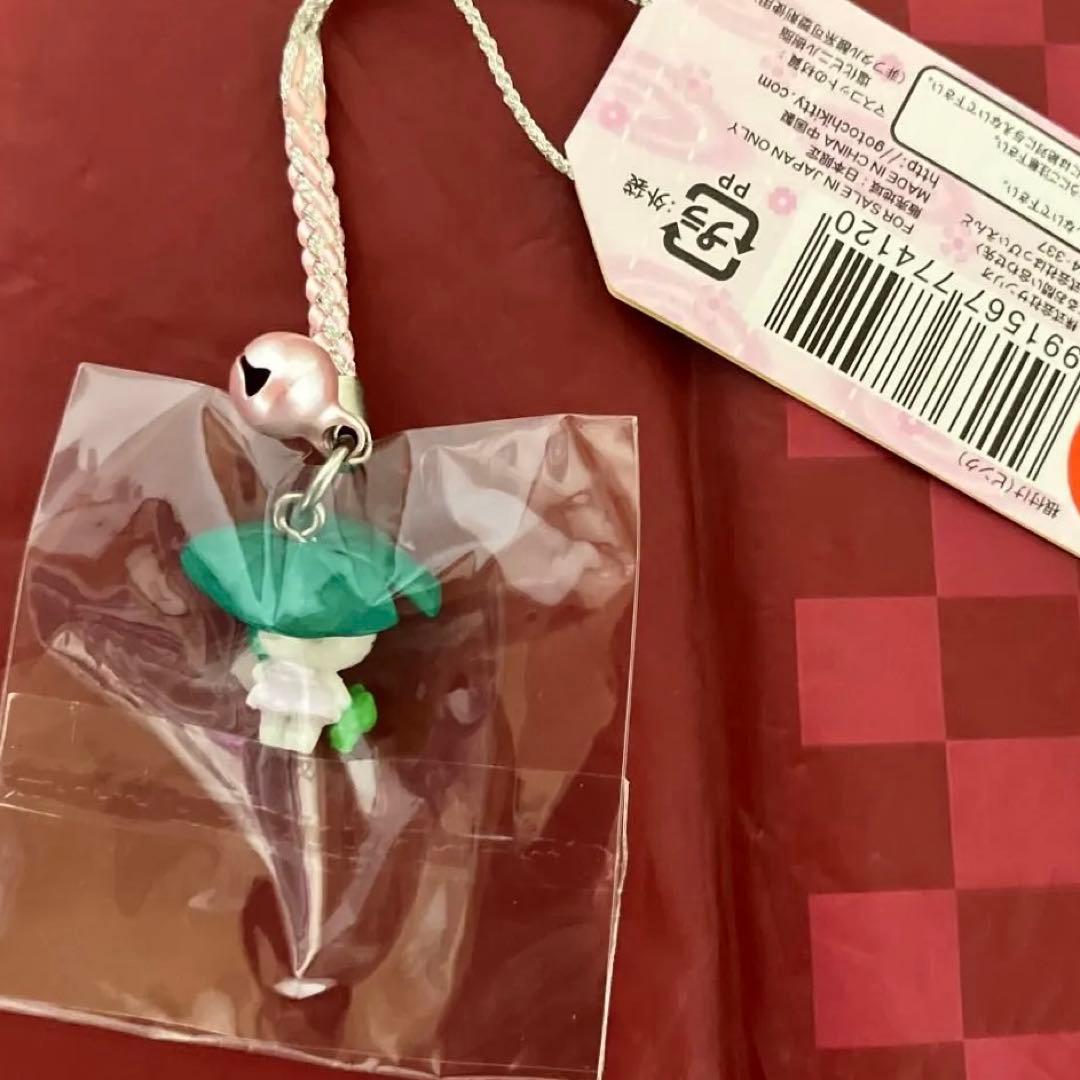 希少 ご当地キティ はろうきてぃ 葉っぱの傘 蓮 梅雨 サンリオ キティ