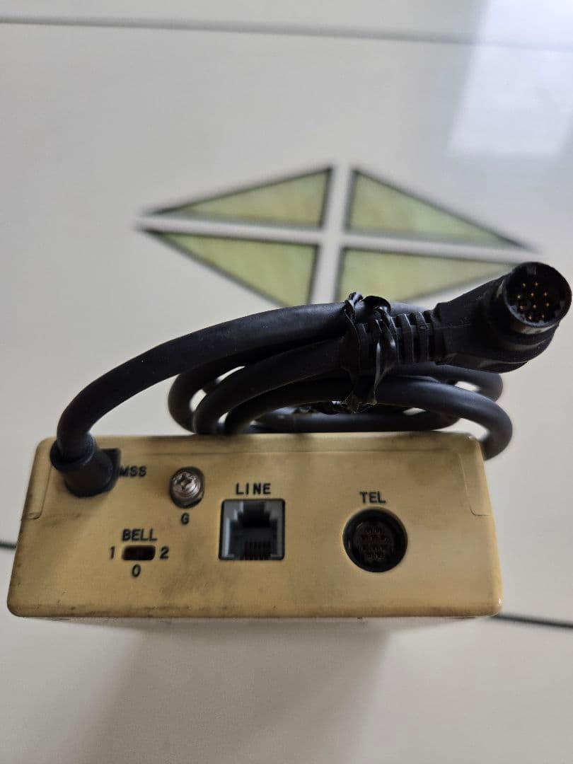 衛星電話用NCU 一般電話回線変換機モジュラージャック自動車電話ショルダーフォン