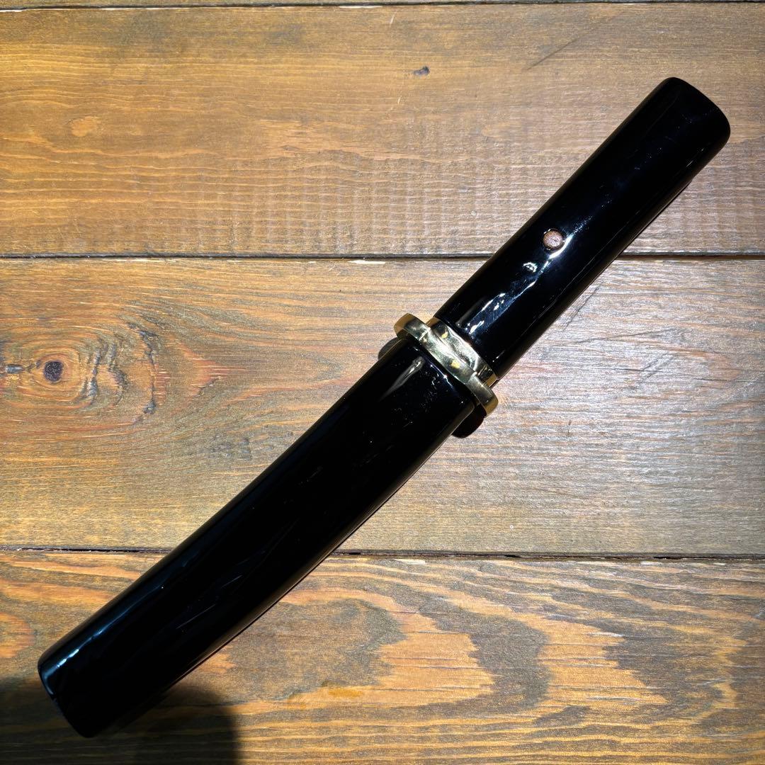 日本刀残欠クラフトナイフNo.75 政常 黒鞘 - メルカリ