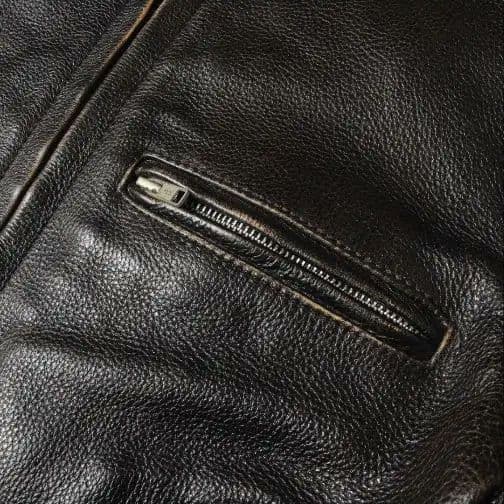 Bikers ヴィンテージ 90s アイアンクロス レザー シングル ライダース