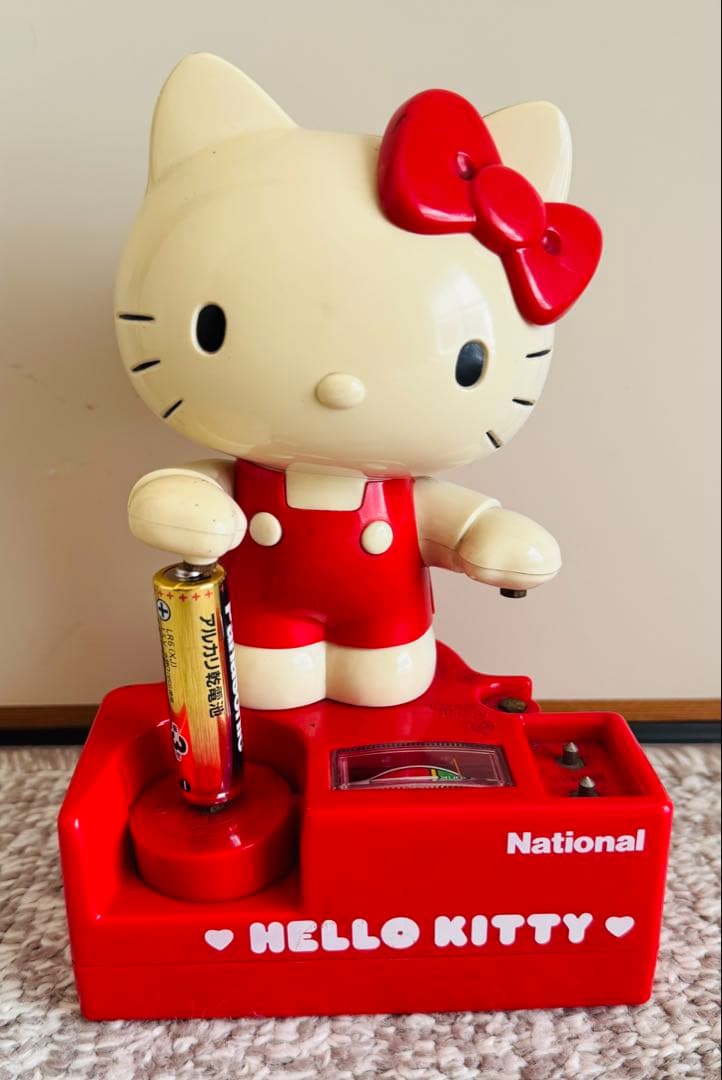 National Hello Kitty 電池残量計 レトロ - メルカリ