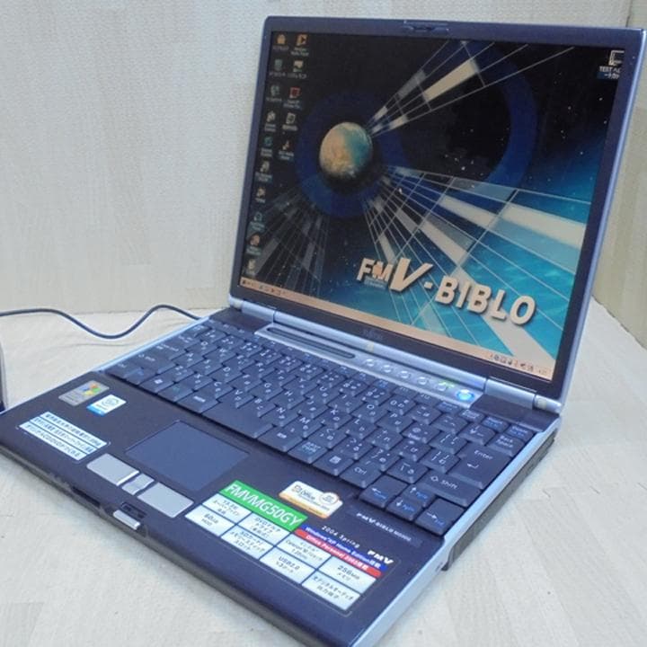 旧型ノートPC　富士通　FMV-BIBLO　MG50／WindowsME 動作 旧型ノートPC 富士通 FMV-BIBLO MG50／WindowsME 動作