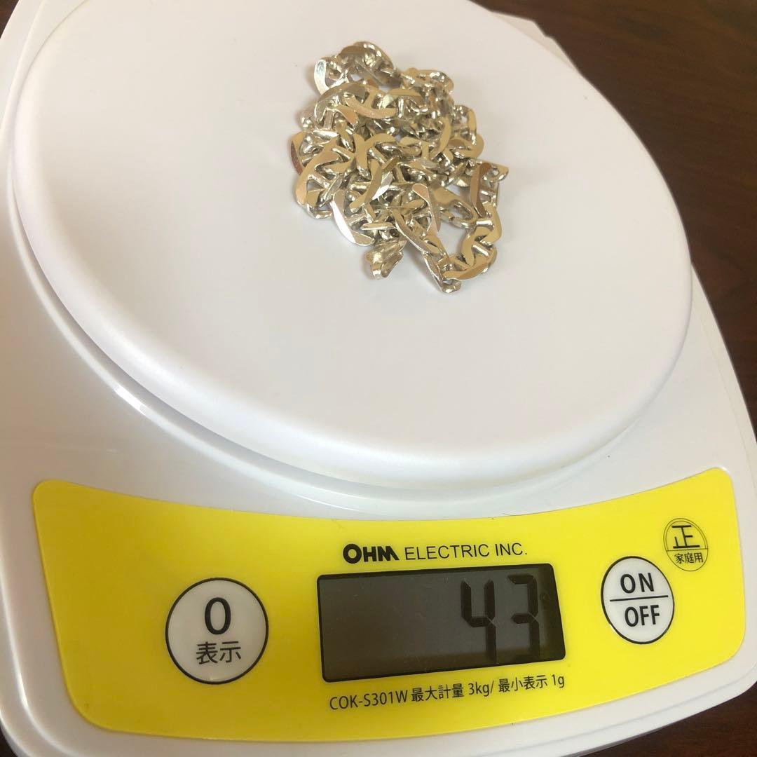 ネックレス☆アンカーチェーン／豚鼻／喜平／silver925／イタリア製