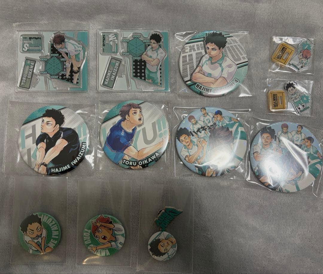 ハイキュー!! 青葉城西 及川徹＆岩泉一 グッズまとめ売り ハイキュー 青葉城西 青城 及川徹 岩泉一 国見英 グッズまとめ売り