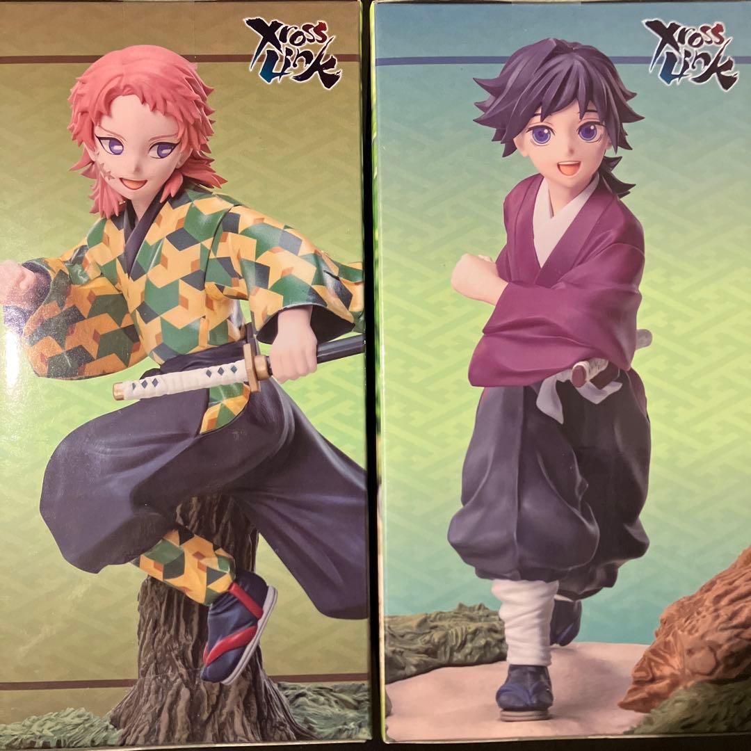 鬼滅の刃 XrossLink フィギュア 幼少期の錆兎 幼少期の冨岡義勇 - メルカリ