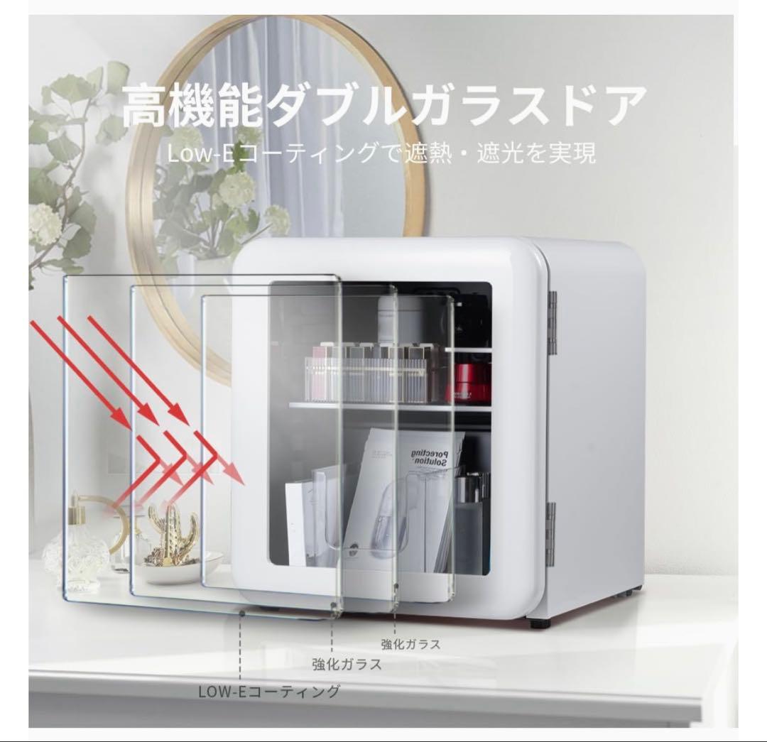 HCK コンパクト冷蔵庫 ホワイト