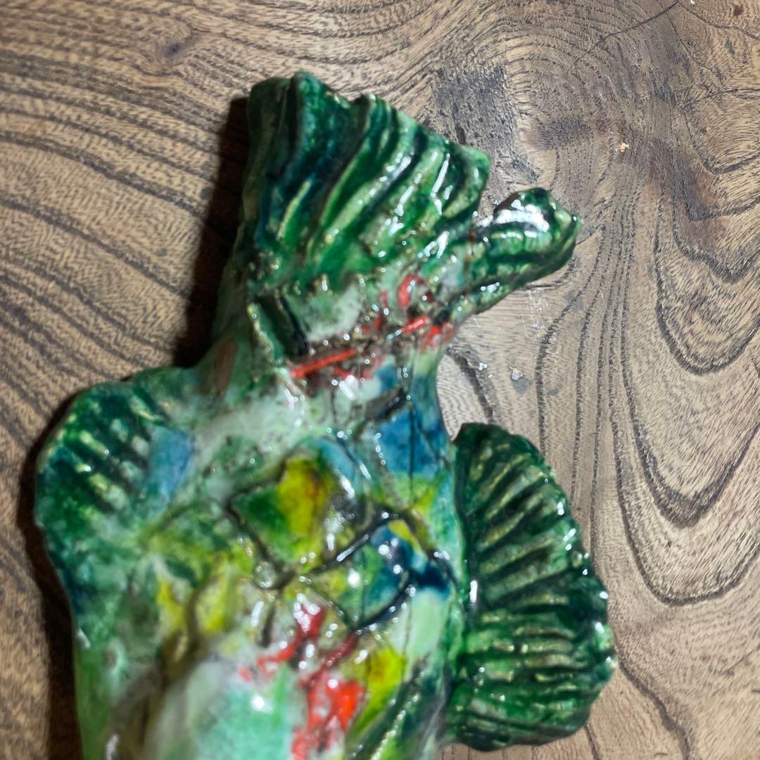 カラフルな魚の陶器装飾品 seyei 森正 陶芸 - メルカリ