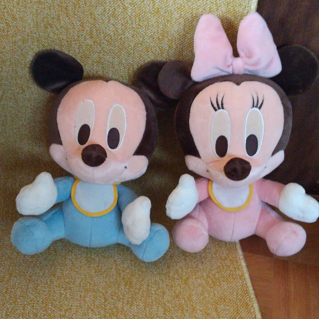 ディズニーベビーミッキー ベビーミニー ぬいぐるみ - メルカリ