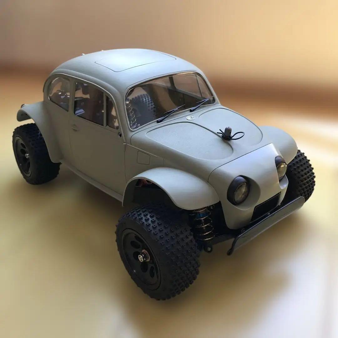 タミヤ DT-02 ビートル 未走行品 ダンパー無し Amazon.co.jp: タミヤ DT02オプション付きシャーシ ビートルボディー