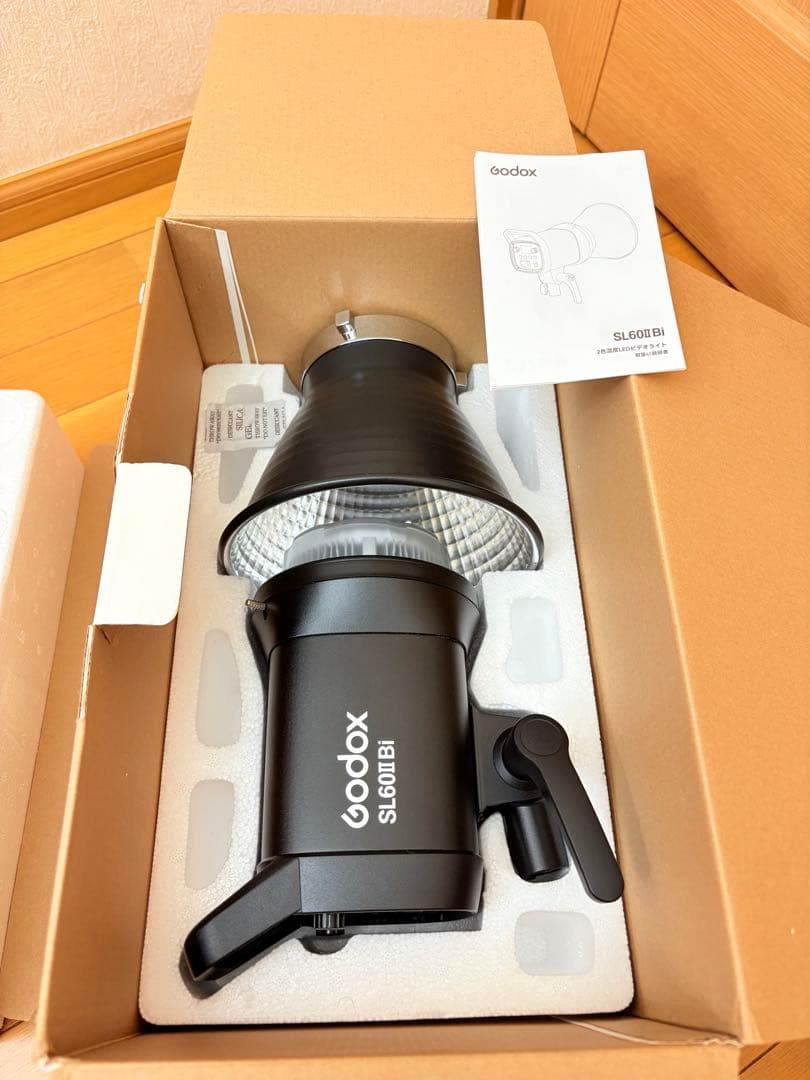 LEDライト GODOX SL60II Bi スタンド&ソフトボックス付 - メルカリ