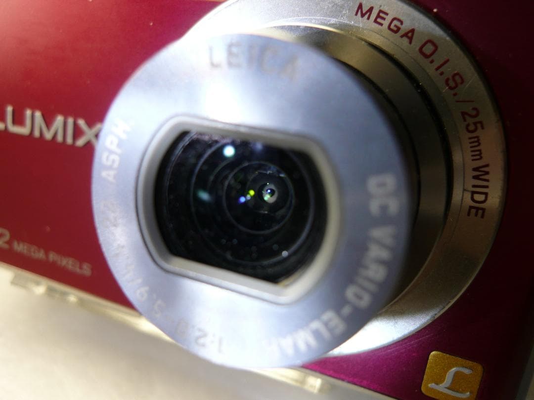 LUMIX★DMC-FX40⭐️レッド⭕️安心の実働品★5倍ズーム1210万画素