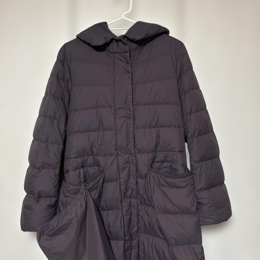 ユニクロ+Jジルサンダー ウルトラライトダウンフーデットコートS