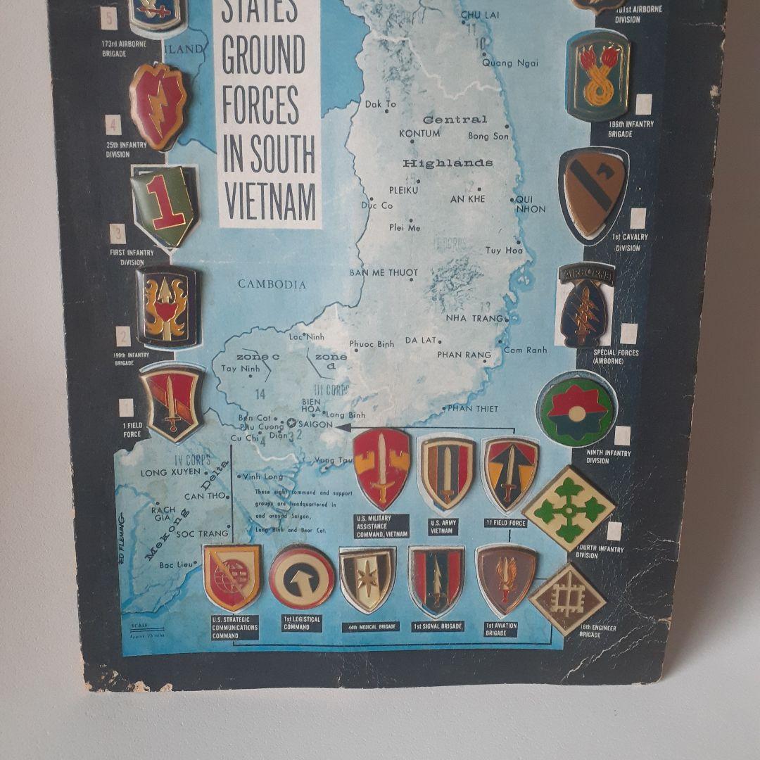 アメリカ軍ベトナム派遣部隊ピンバッジ - メルカリ