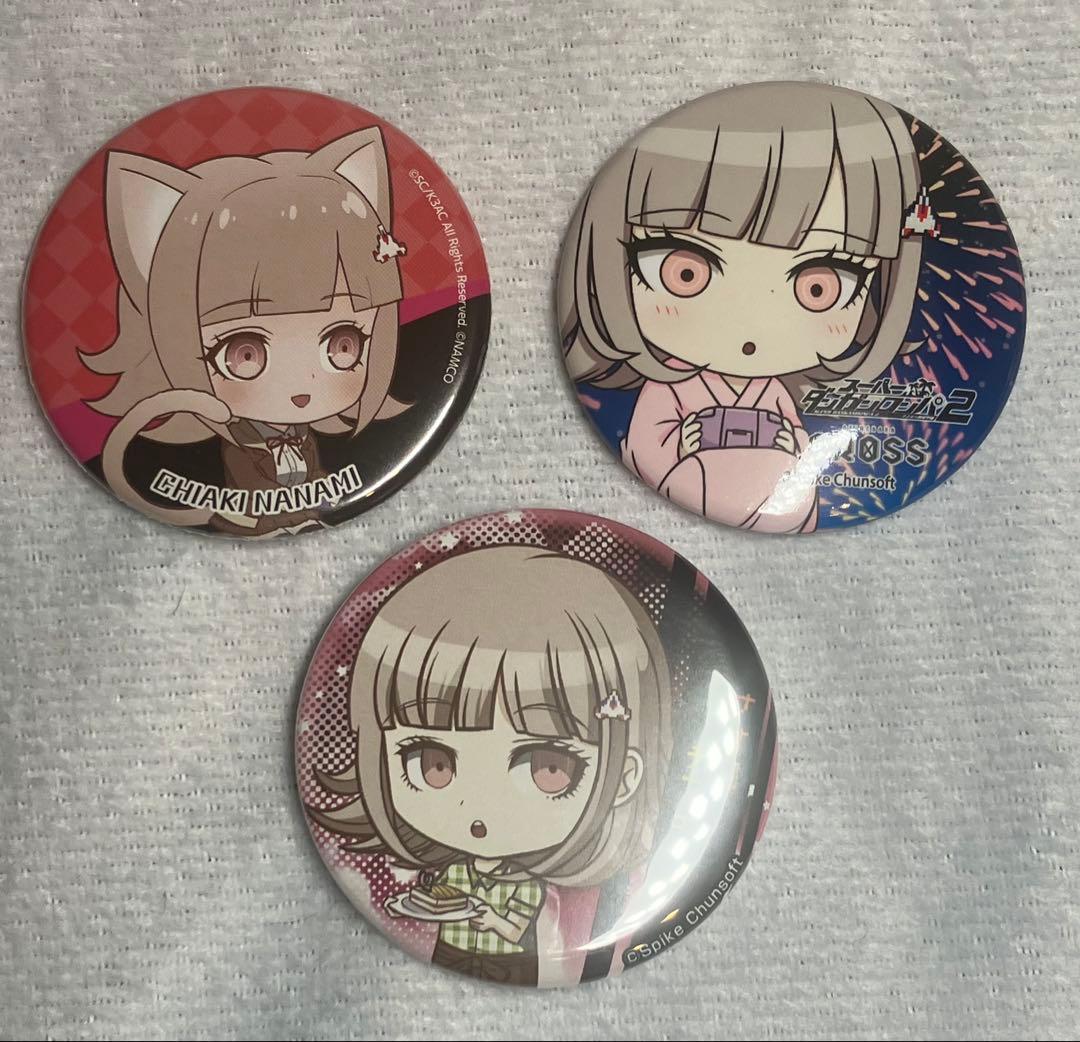 ダンガンロンパ1.2 七海千秋 缶バッジ ナンジャタウン スイパラ - メルカリ