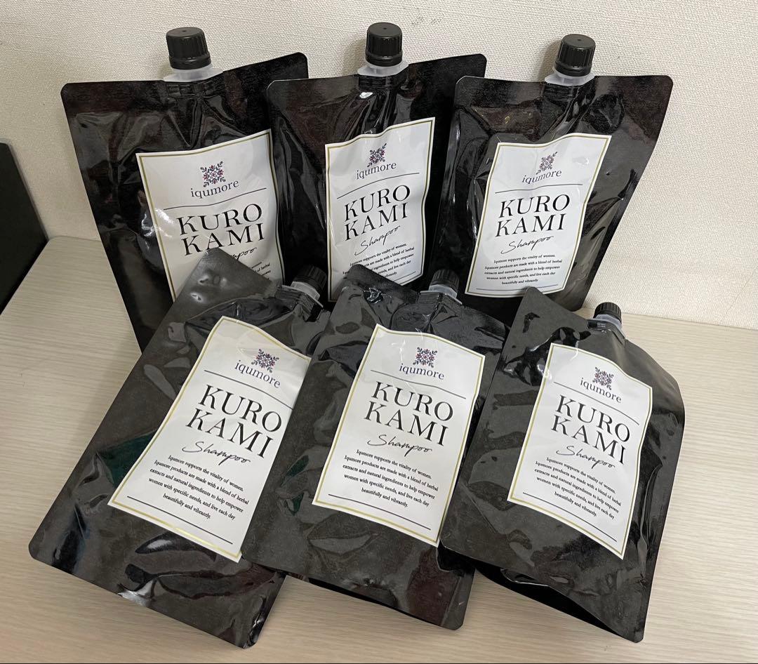 【新品】イクモア　クロカミシャンプー ナチュラルブラック400g 6個セット iqumore / イクモアクロカミシャンプーの公式商品情報｜美容・化粧品