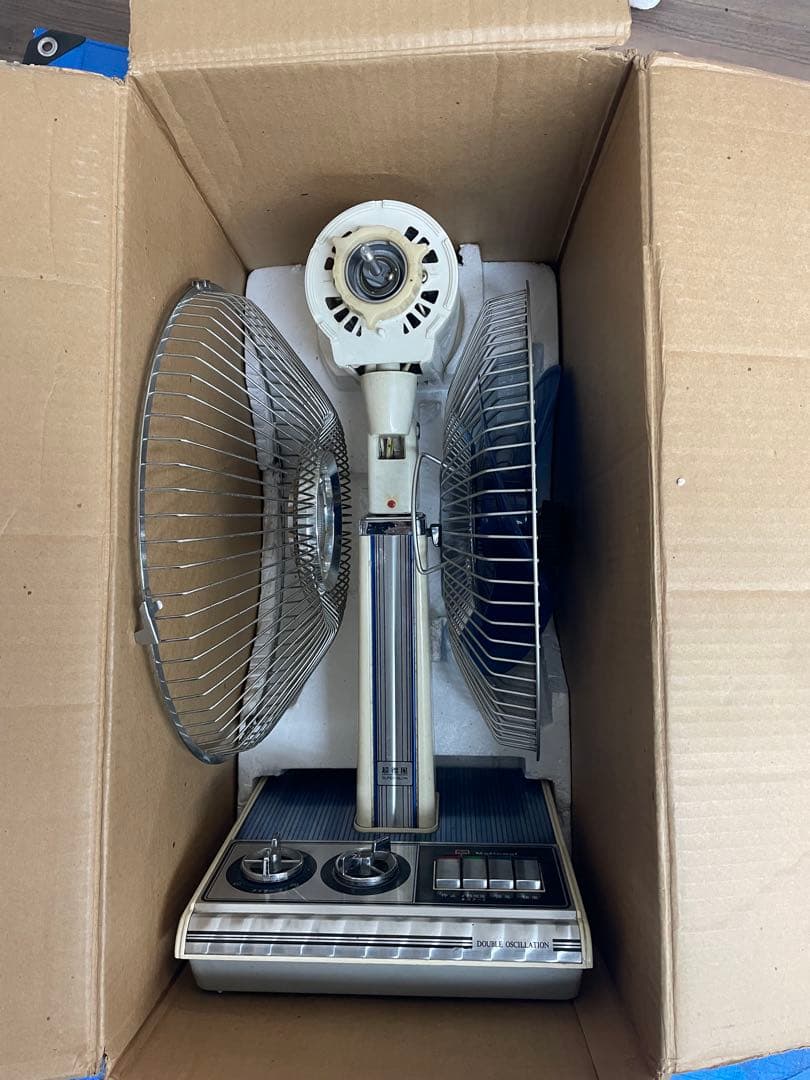 ナショナル F-30PIE 青 扇風機　※ジャンク