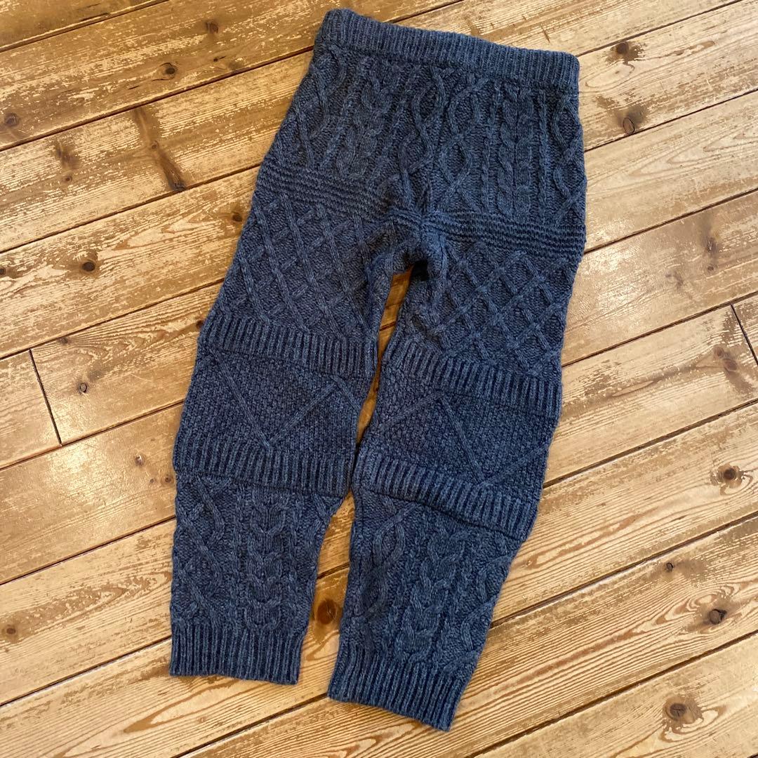 snow peak スノーピーク ニットパンツ アルパカ混 ケーブル - メルカリ