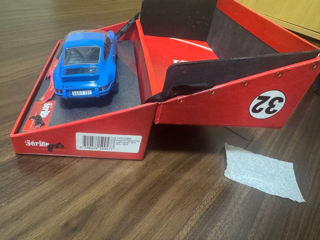 ルマンミニュチュア スロットカー 1/32 ポルシェ911 カレラ 青