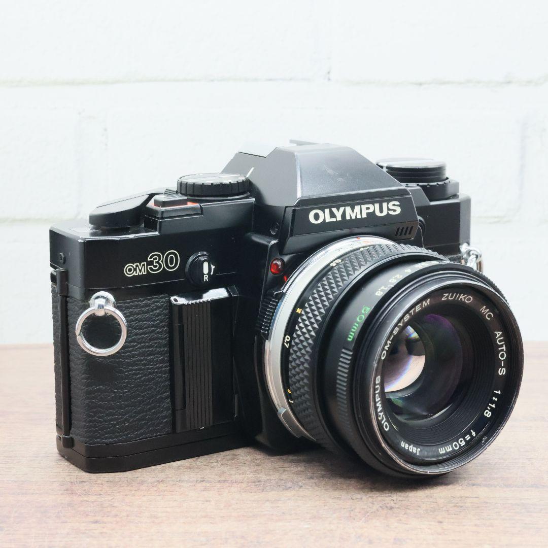 【完動品】OLYMPUS OM30 bk/MC AUTO-S 50mm F1.8