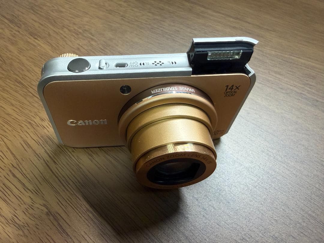 Canon PowerShot SX210 IS デジタルカメラ ゴールド