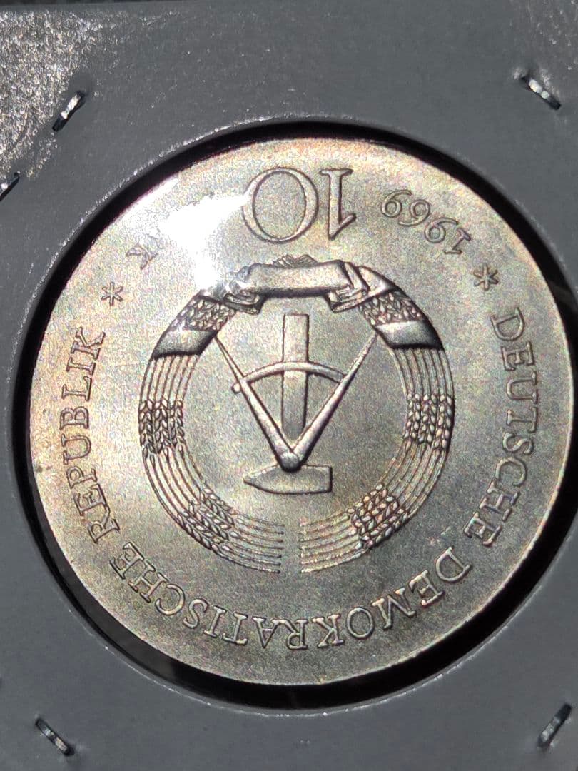 ドイツ連邦共和国(東ドイツ) ベトガー死去250周年記念 10マルク銀貨