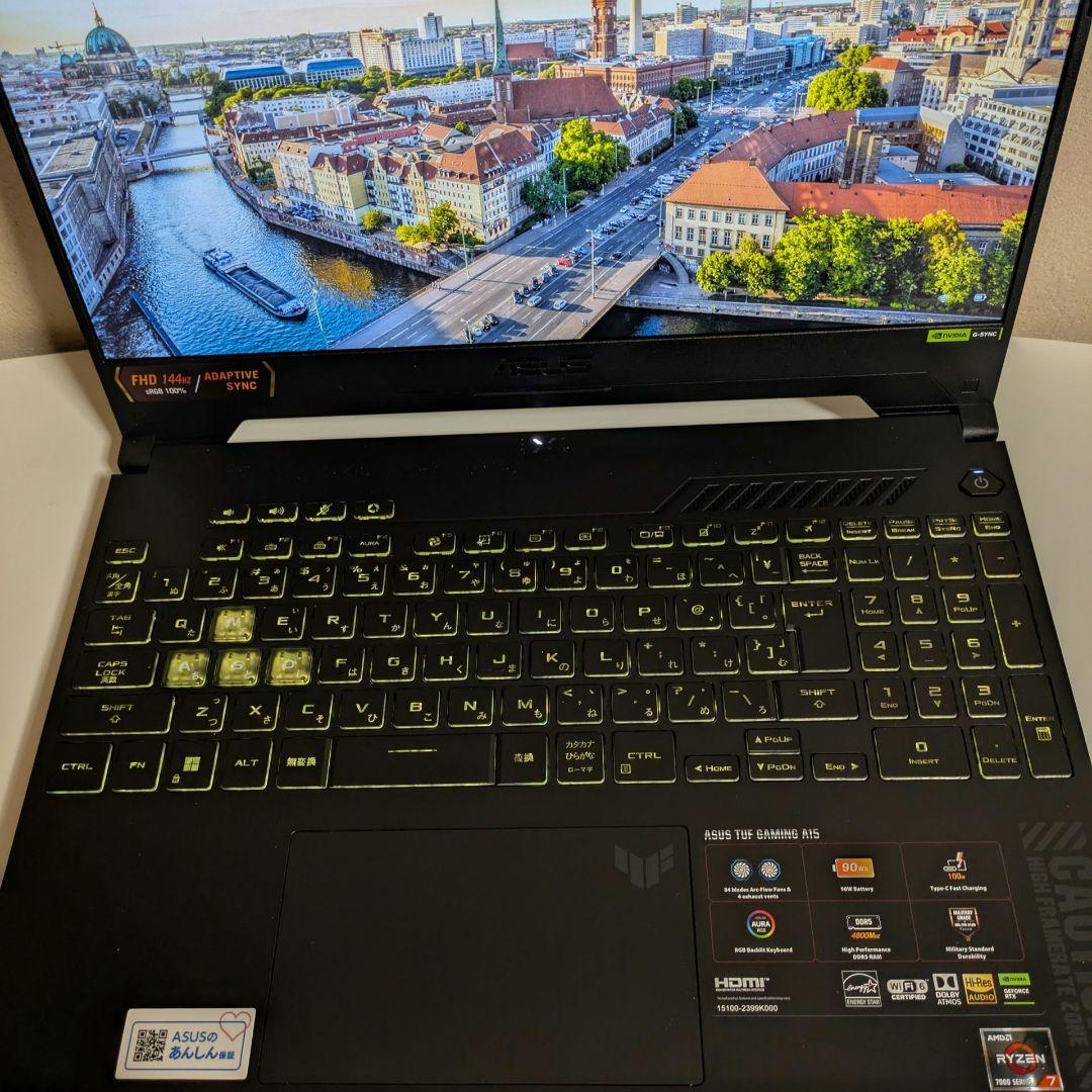 【ユハン 】 ASUS TUF Gaming A15 RTX4060