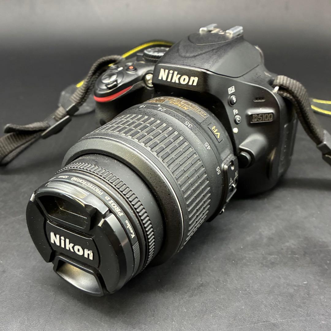 【動作OK】Nikon D5100 本体とレンズ　ショット数2449枚