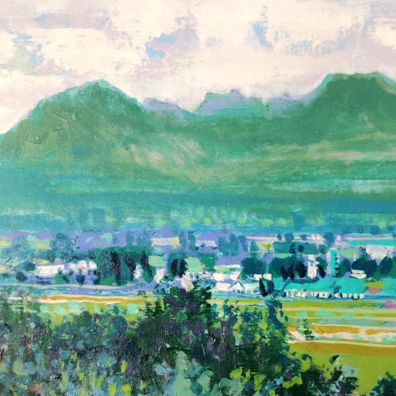 ☆青野昌勝☆「とかち逍遥 鹿追の街へ」油絵 F6号 - メルカリ