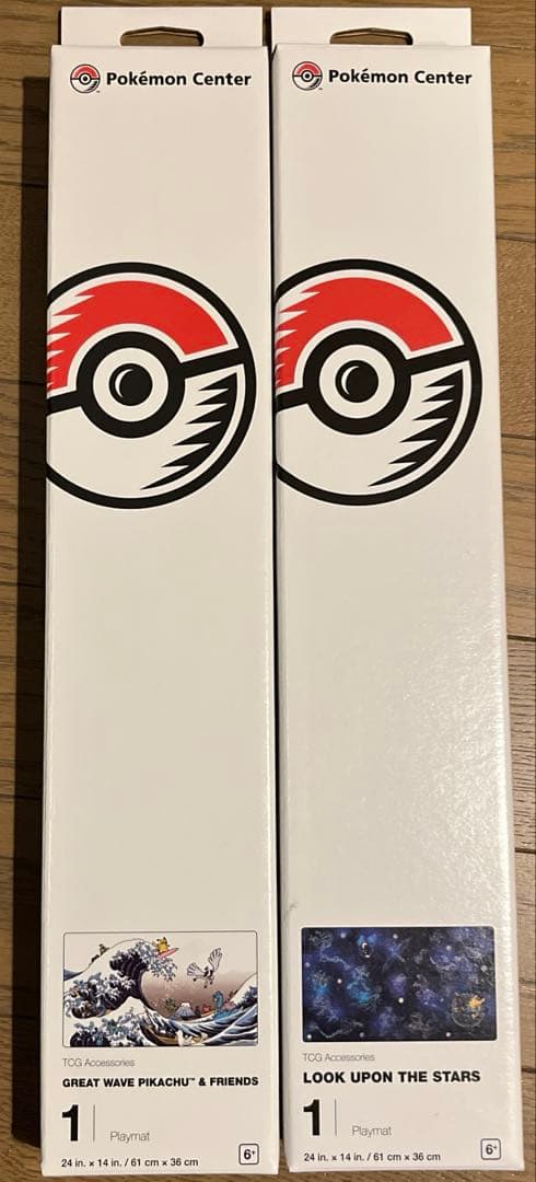 新品未開封 プレイマット 2個セット 浮世絵 葛飾北斎 星座 ポケセン