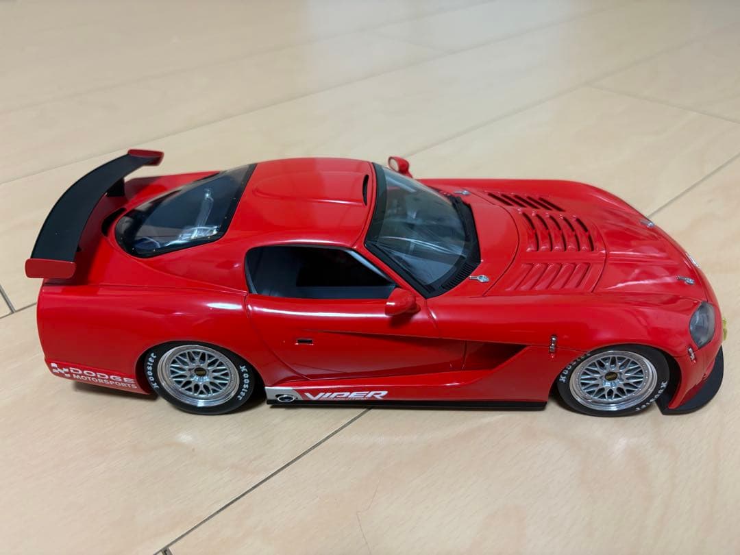 美品 1/18 オートアート ダッジ バイパー コンペティションプレーン