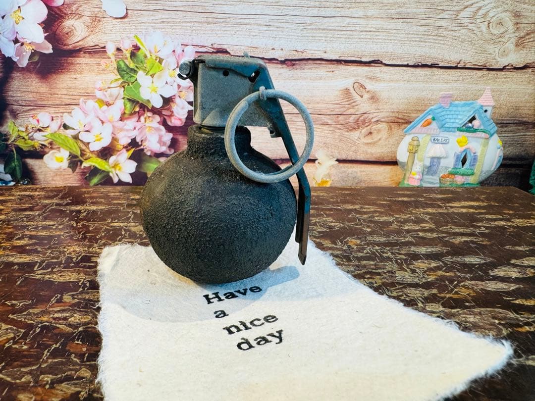 入手困難RFX FUZE M228（アップル型）手榴弾金属製レプリカ安全加工品。