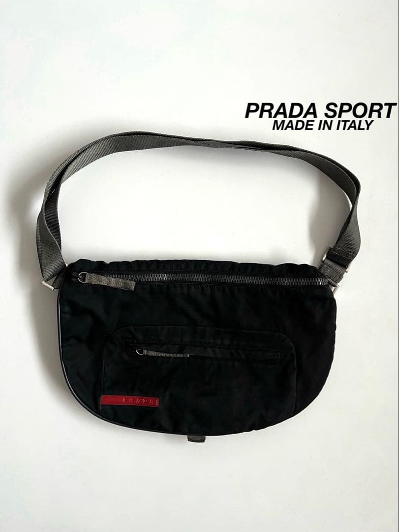 バッグ PRADA SPORT 2WAY MESSENGER SHOULDER BAG 楽天市場】プラダ ショルダーバッグ メンズ ブラック PRADA 2VH173 V